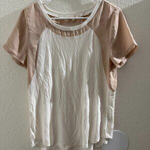 Under Skies women top white size S